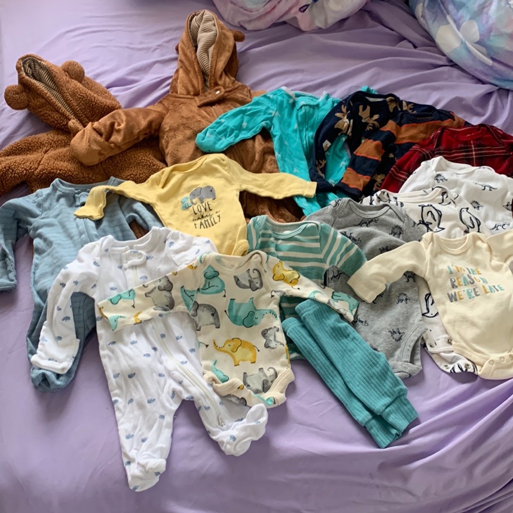 Baby boy newborn bundle
